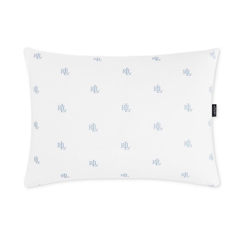 Lauren Ralph Lauren Logo Twin Pack Pillows Medium Density Standard NEW - Picture 2 of 5
